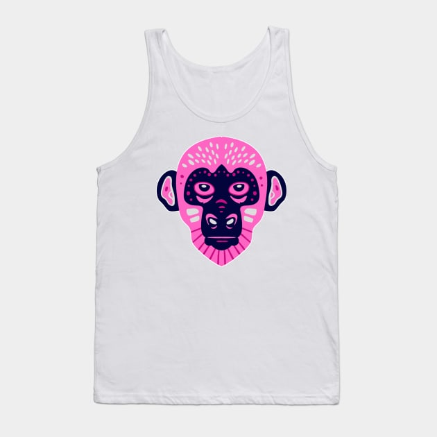 Monkey Tank Top by Tshirtstory